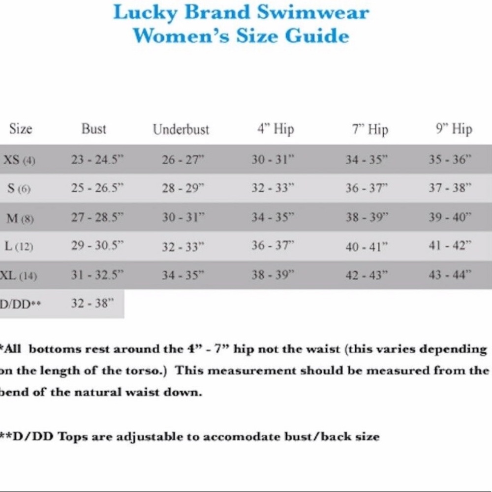 Lucky Brand one-piece crushed waves swimsuit - Picture 8 of 8